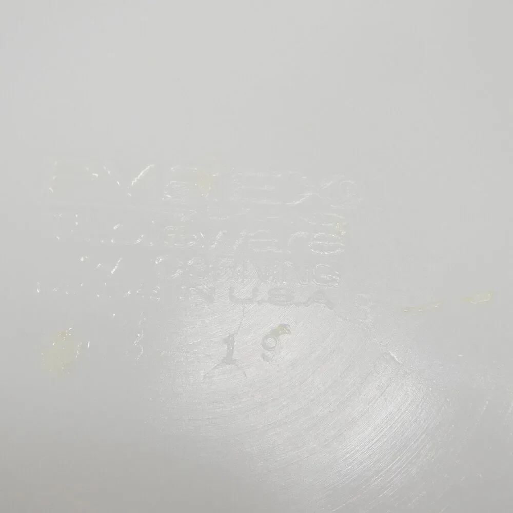 2 Pyrex Teal Blue Stripe Band Plates 8.75